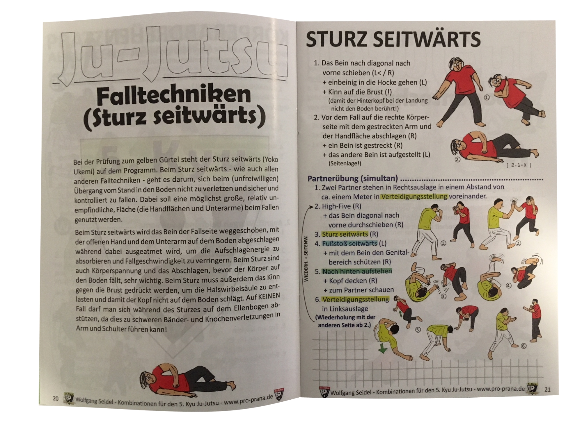 Ju-Jutsu - Kombinationen für das Training zum gelben Gürtel