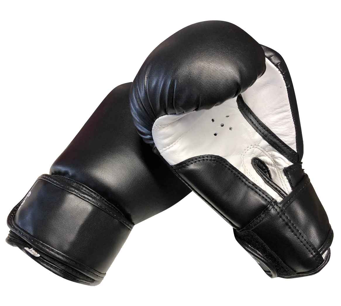Kinder Boxhandschuhe 6 oz schwarz-weiß