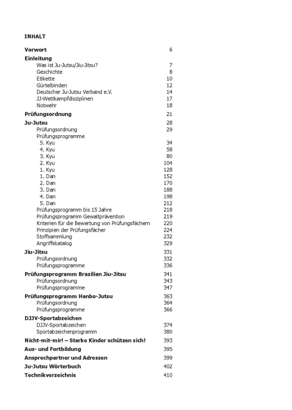 Ju-Jutsu 1x1 (Deutscher Ju Jutsu Verband)