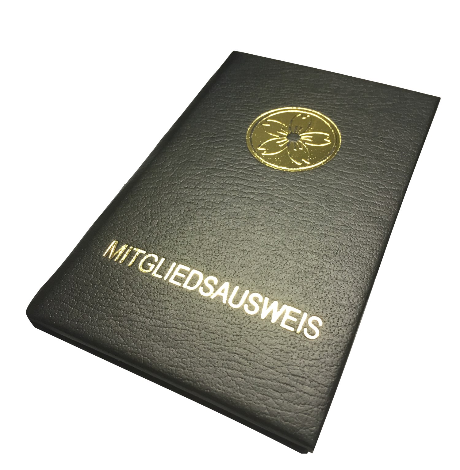 Budo-Sportausweis II, Kunstleder Einband, schwarz