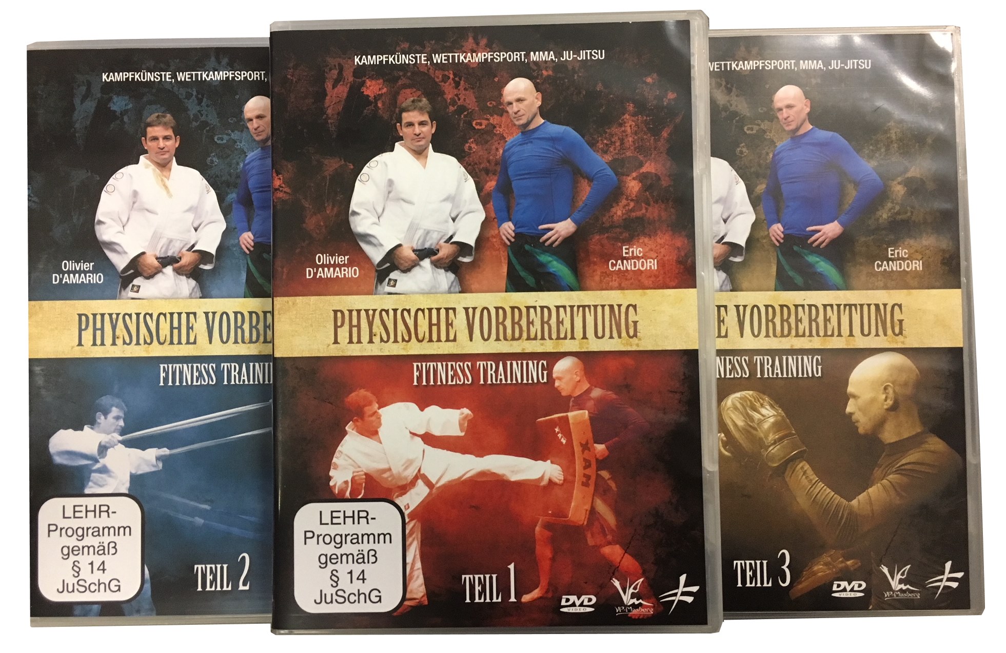 SET-DVD Physische Vorbereitung Fitness Training Teil 1, 2, 3